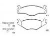 剎車(chē)片 Brake Pad Set:171 698 151 F